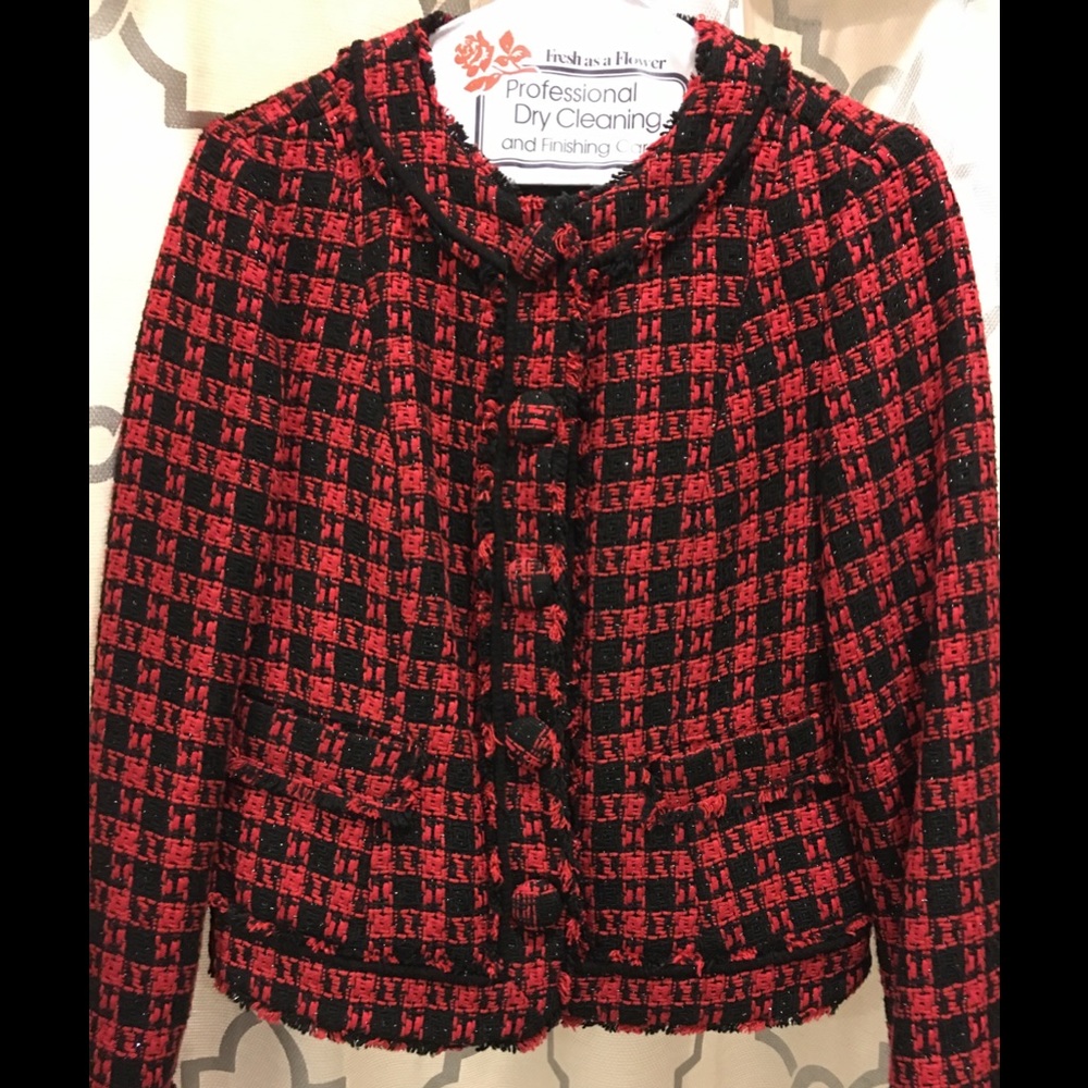 Fringe Express Plaid Jacket
